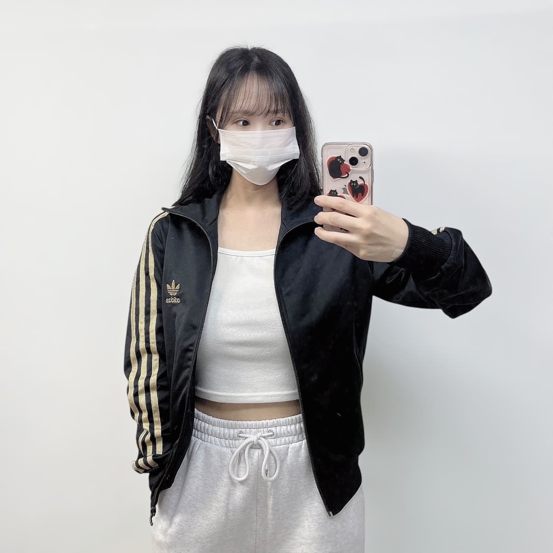 아디다스 파이어버드 트랙탑 져지 블랙 골드 상품이미지1