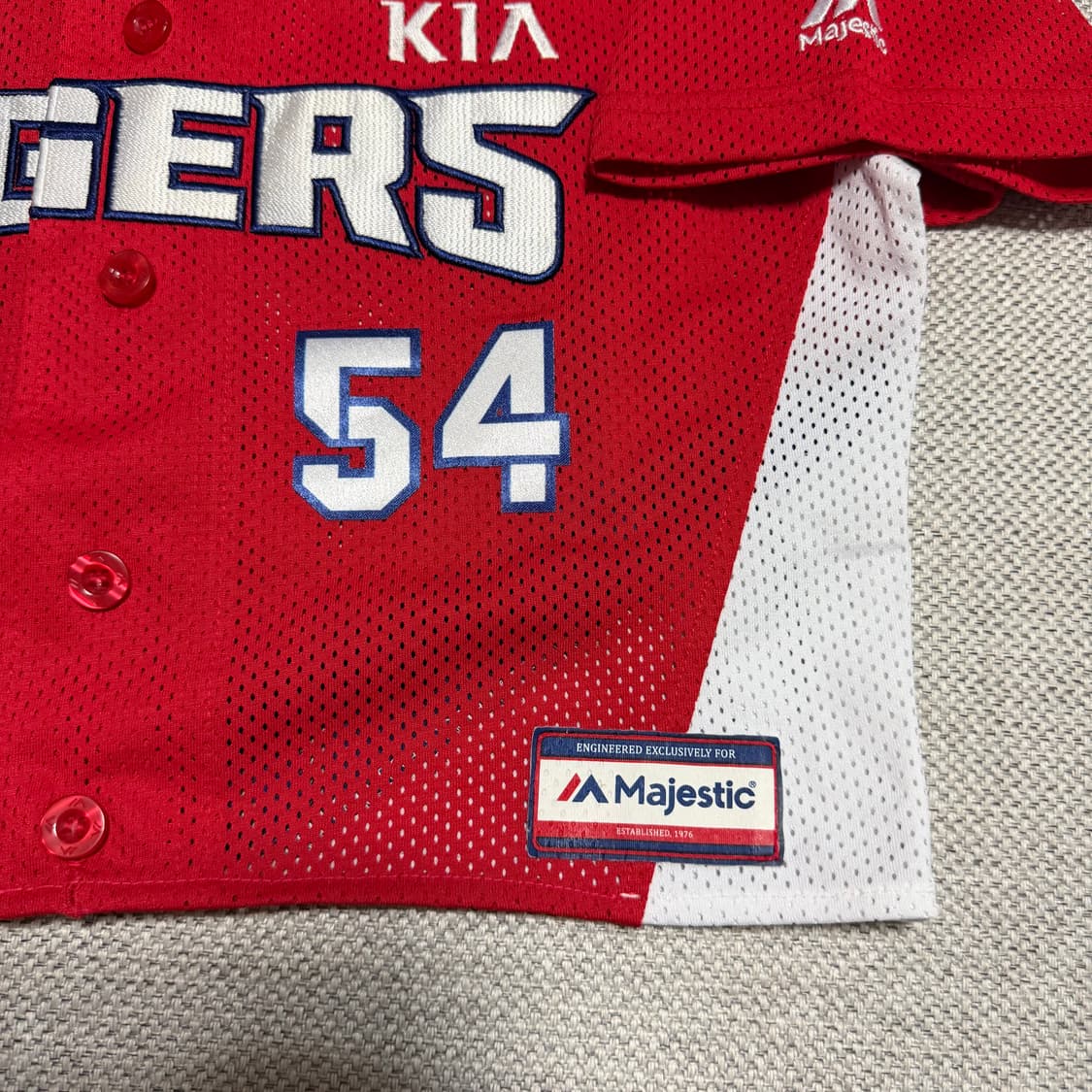 마제스틱 기아 타이거즈 커스텀 크롭 양현종 유니폼 상품이미지4