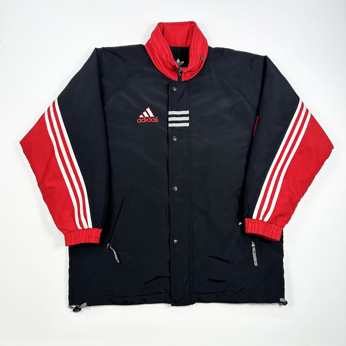 90s 아디다스 올드스쿨 빅로고 점퍼 실측L 상품이미지1