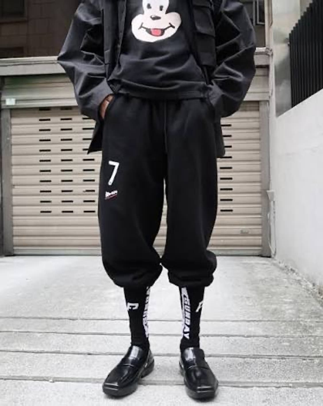 프로토타입스 STIRRUP SWEATPANTS 블랙 상품이미지3