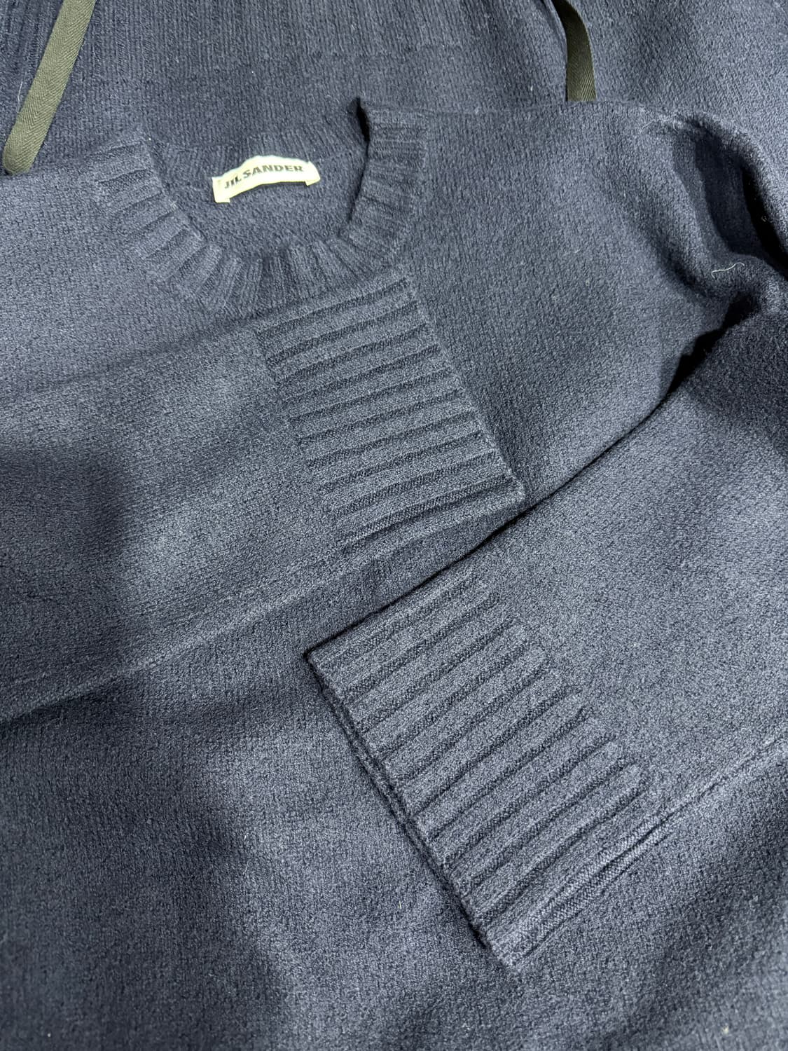 질샌더 니트 원피스 34 사이즈 네이비 상품이미지5