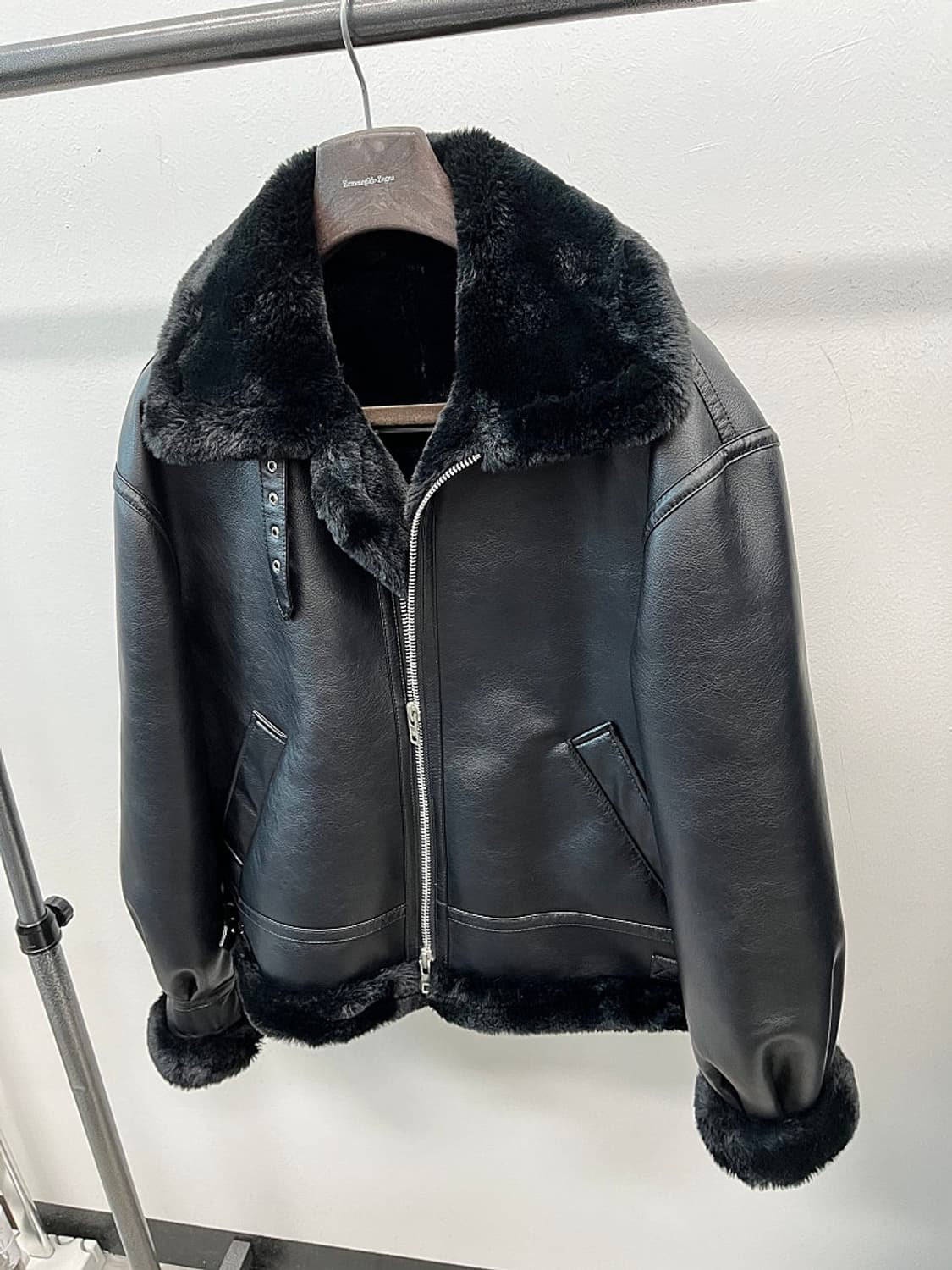 95) 론트 비건레더 무스탕 상품이미지1