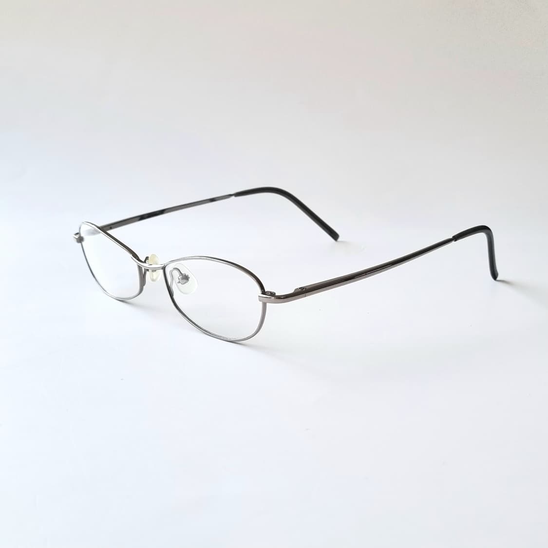 데드스탁 지적인 무드 Y2K 긱시크 슬림 타원형 메탈 안경테 668 상품이미지3