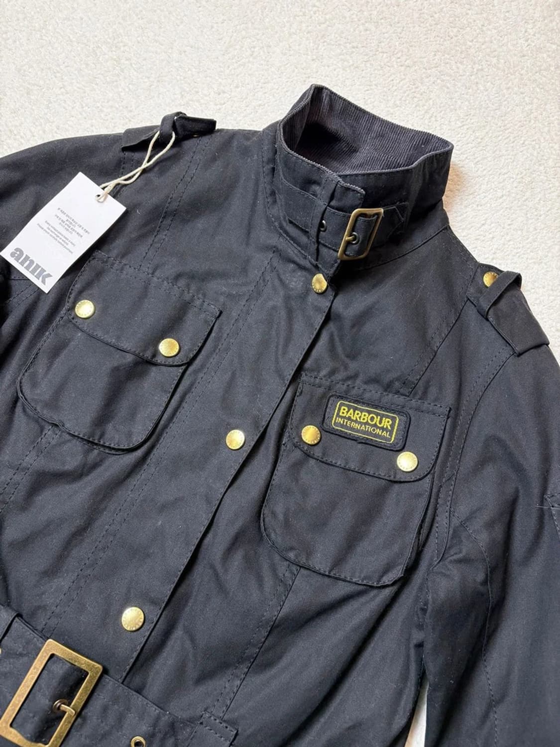 바버 18FW 인터내셔널 왁스드 벨티 자켓 PN6584 상품이미지3