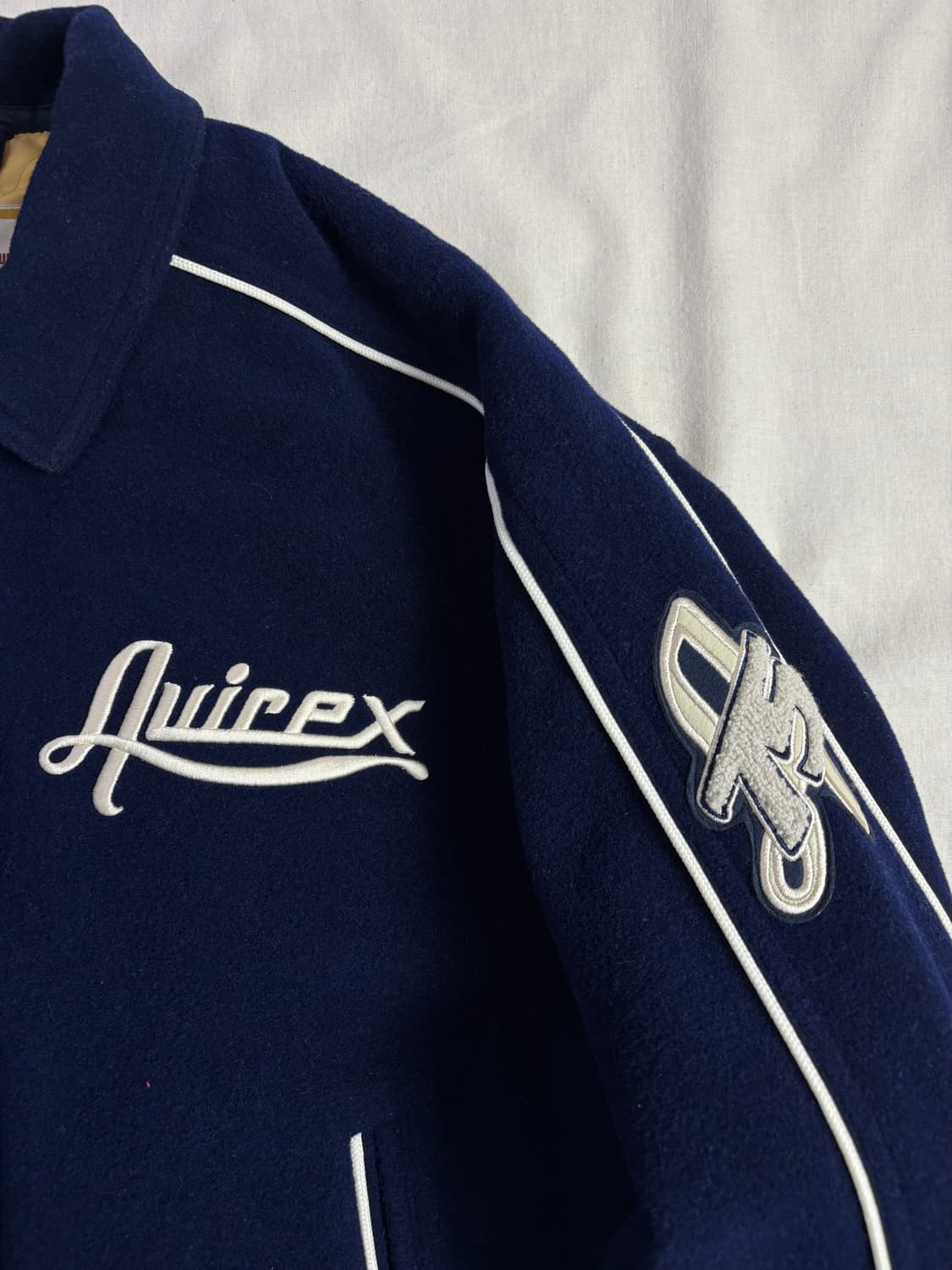 Avirex x Iatf 아비렉스 아이엠더퓨처 바시티  울 자켓 1 상품이미지6