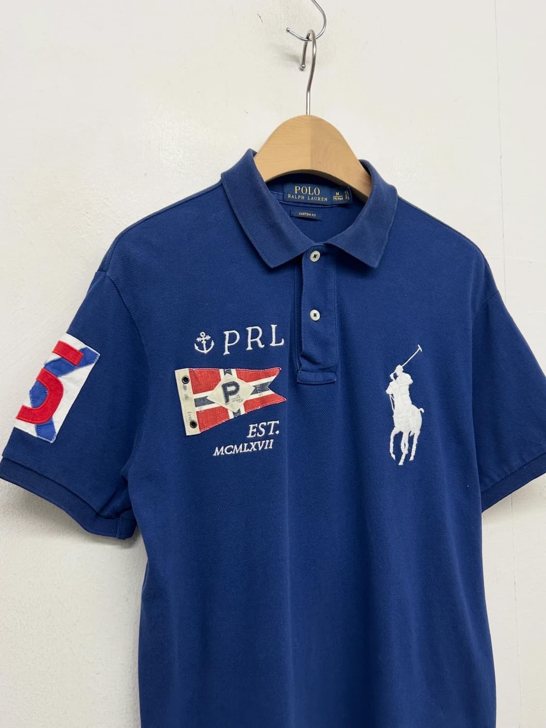폴로 랄프로렌 빅포니 네이비 반팔 카라티 상품이미지2