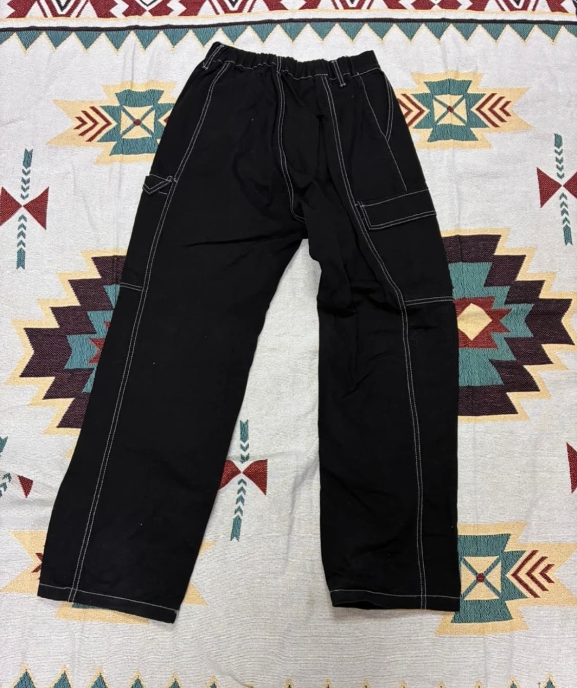 (일괄판매) 블랙카고팬츠&카키멜빵치마 상품이미지2