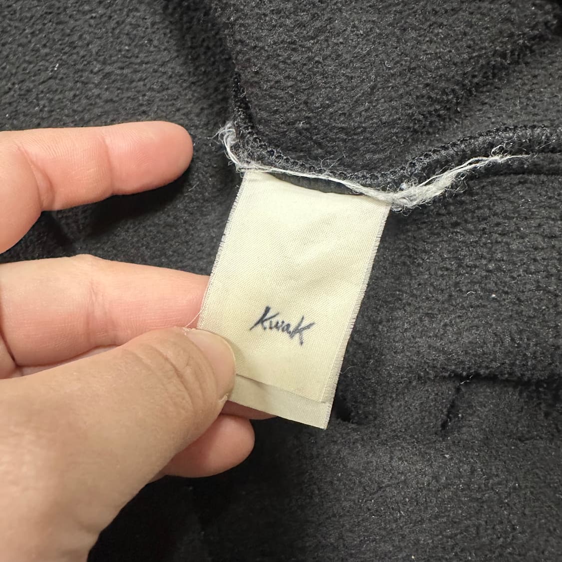 ✨ (바배) 노스페이스 블랙 플리스 집업 상품이미지5