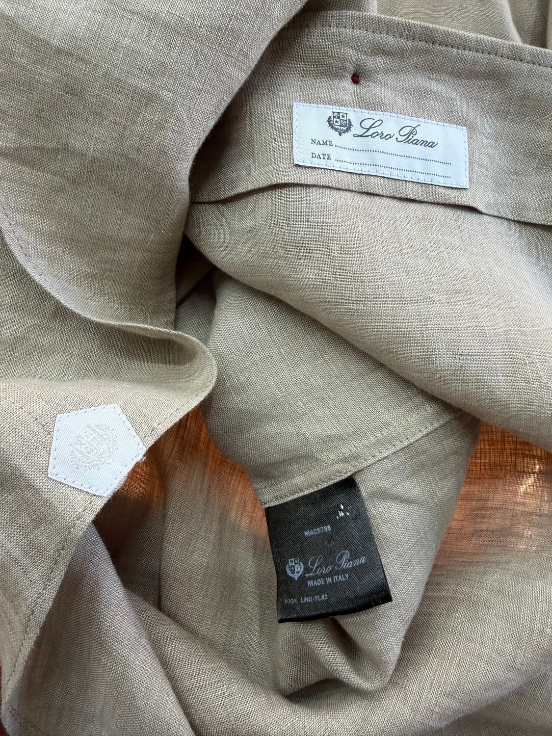 38/ 로로피아나 실크 린넨 셔츠 자켓 상품이미지9