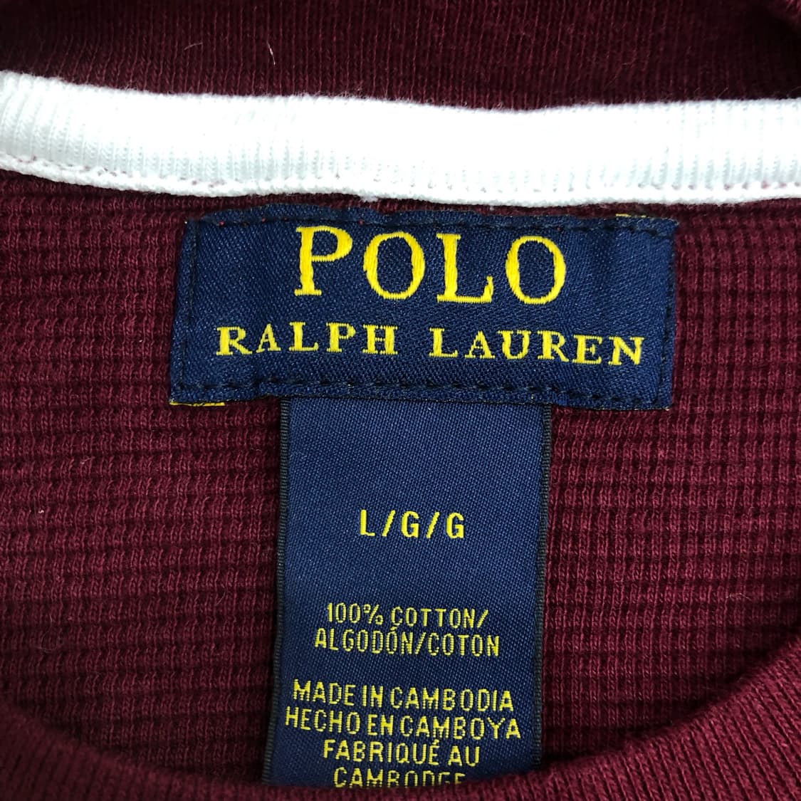 폴로 랄프로렌 와플 반팔 티셔츠 상품이미지3