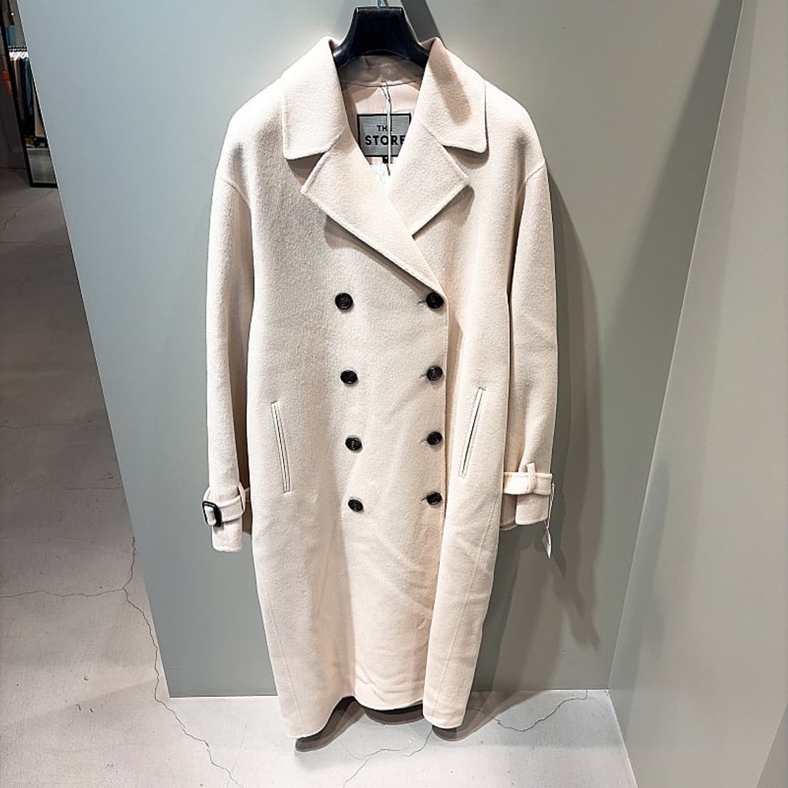 (정품/새상품) 폼더스토어 여성 오트밀 울 캐시미어 블렌드 더블 코트 상품이미지1