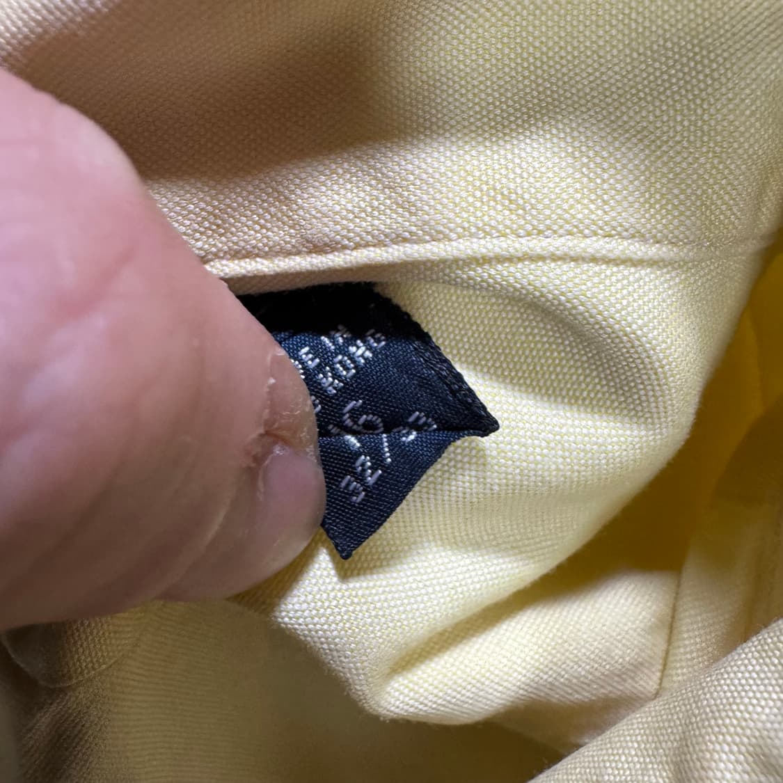 폴로 랄프로렌 야머스핏 옐로우 셔츠 상품이미지4