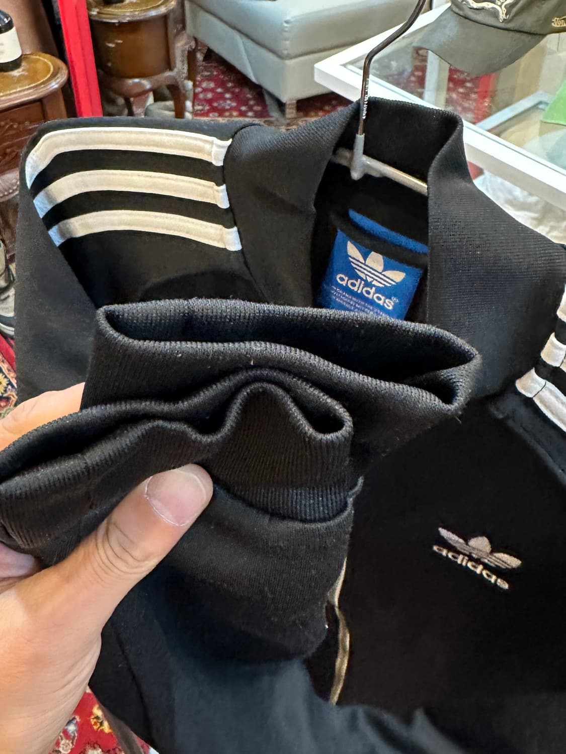 아디다스 파이어버드 트랙탑 블랙 S 상품이미지6