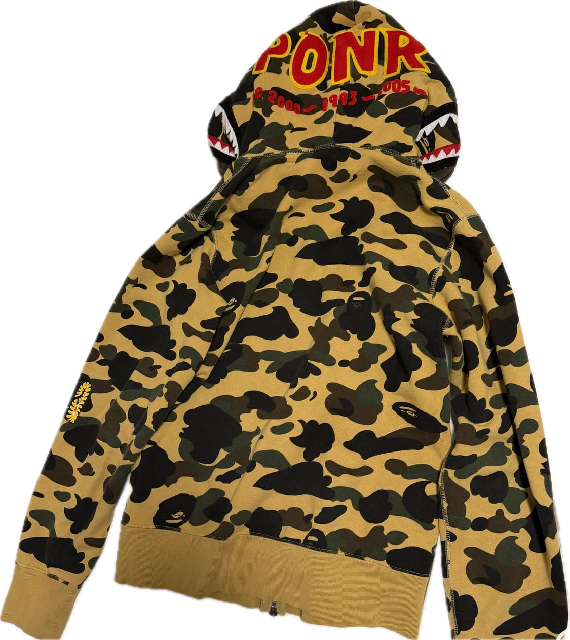 베이프 ponr 황계 사크 후드집업 상품이미지2