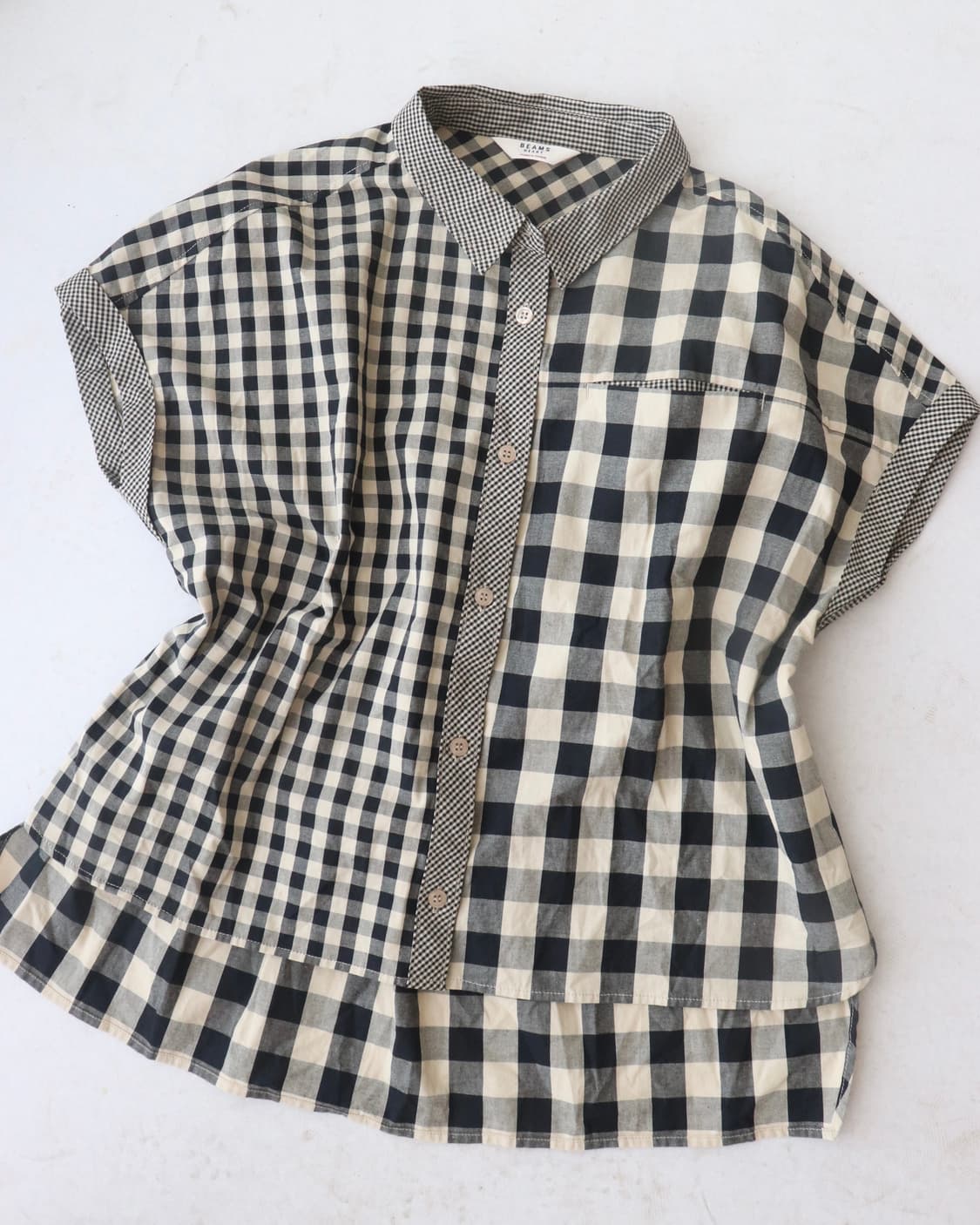 [Beams Heart] Gingham Check Shirt 상품이미지9