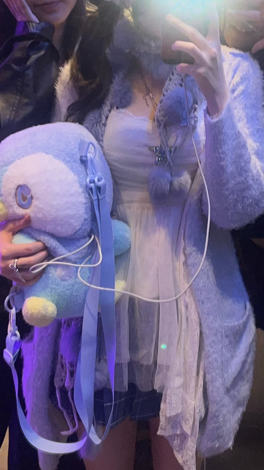 세실맥비 가디건 블루 모리 갸루 코디 세트 상품이미지1