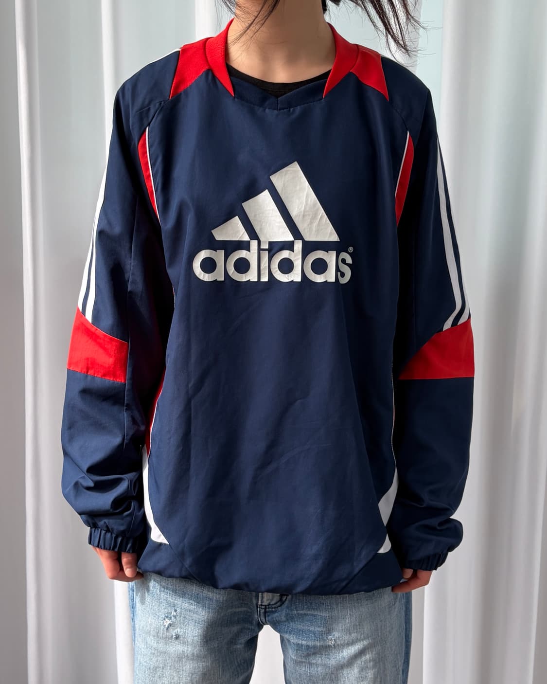 [S]아디다스 올드스쿨 빅로고 웜업 바람막이  상품이미지3
