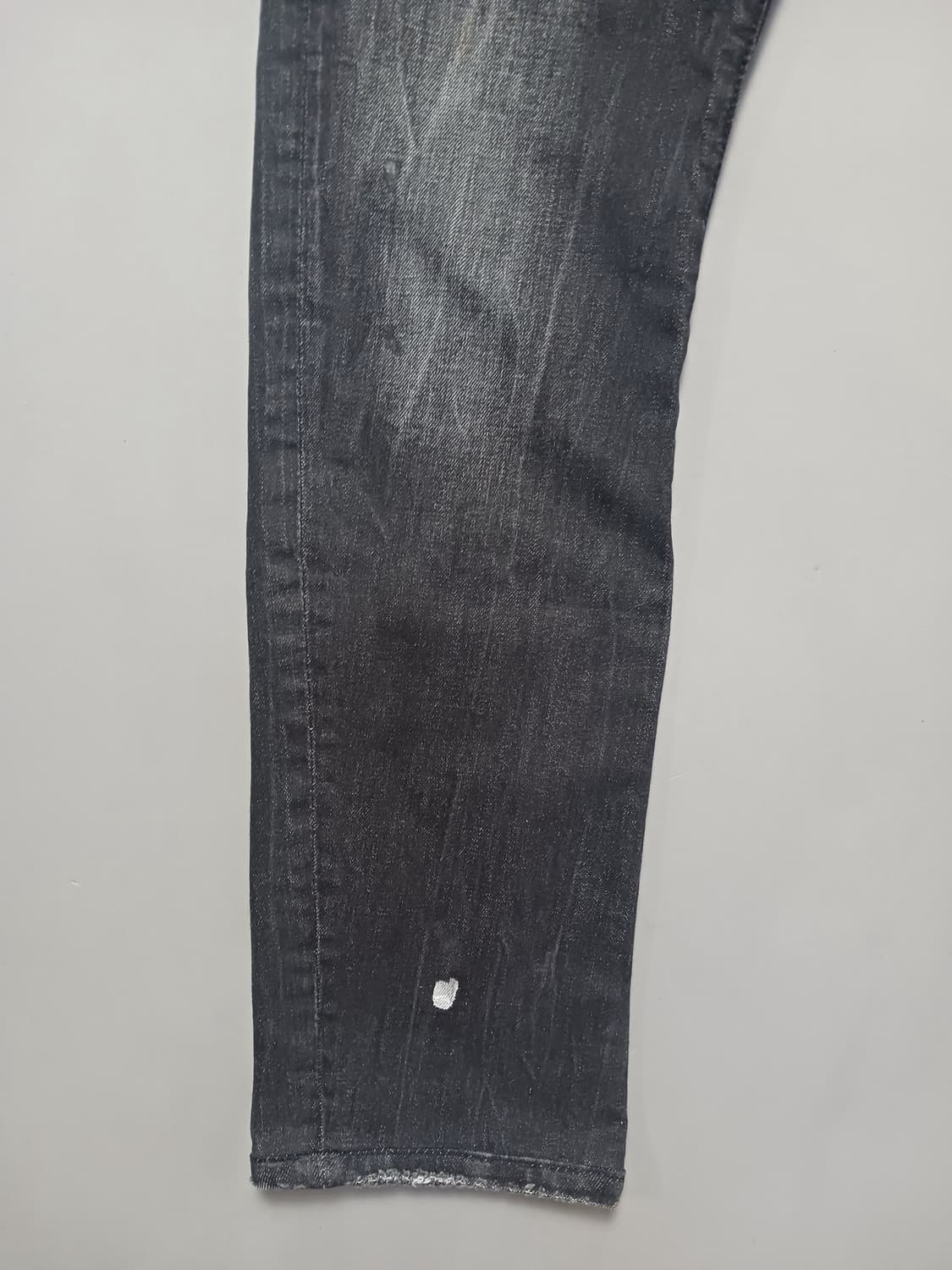 새상품 [50] 디스퀘어드2 앞지퍼 슬림 블랙진 청바지 34 35 상품이미지3