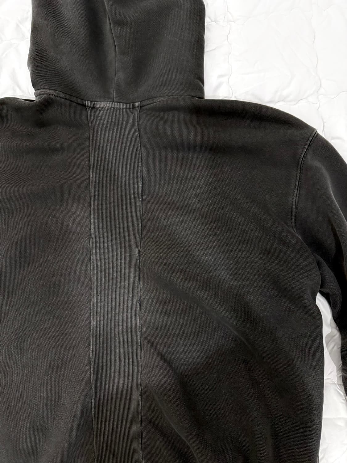 비이커 가먼트다잉 후드집업 그레이 상품이미지5