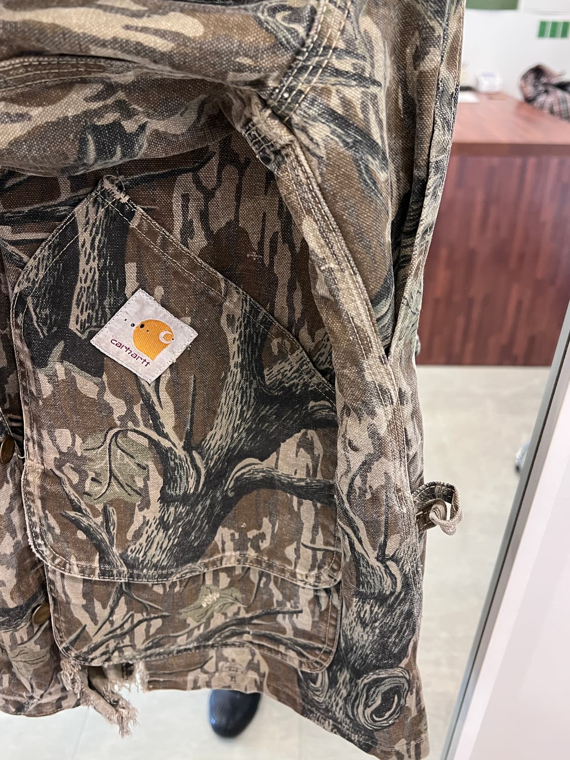 Carhartt 칼하트 리얼트리 카모 헌팅 자켓 상품이미지8