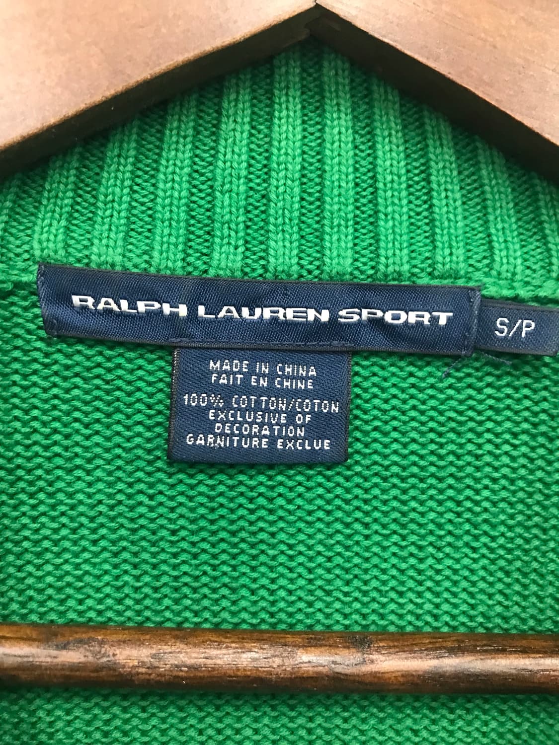 폴로 랄프로렌 케이블 니트집업 상품이미지3