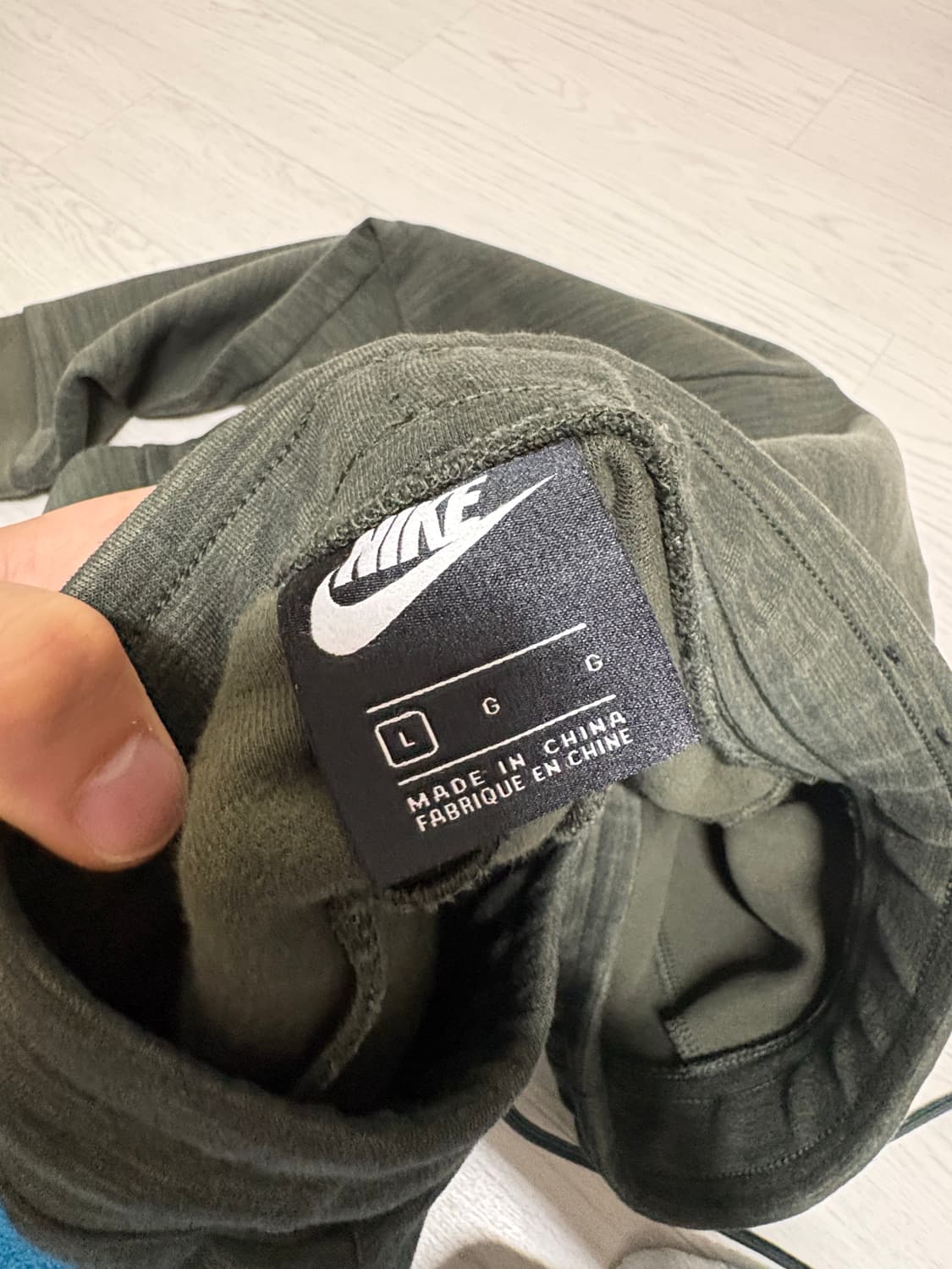 나이키 테크 플리스 테크팩 바지 카키 l 상품이미지3