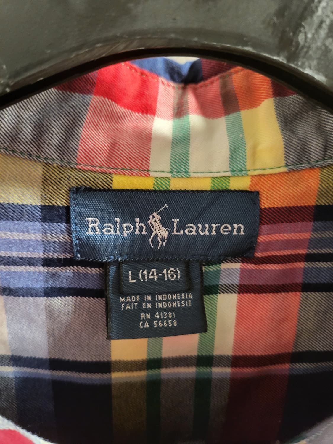 [S]랄프로렌 체크 셔츠 상품이미지5