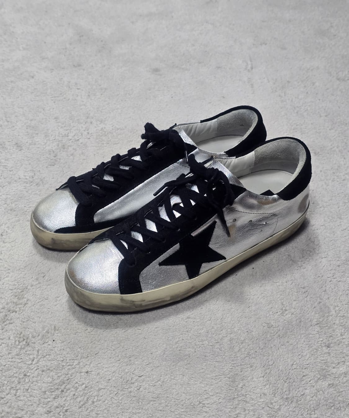 골든구스 비브람 실버 레더 슈퍼스타 41 상품이미지1