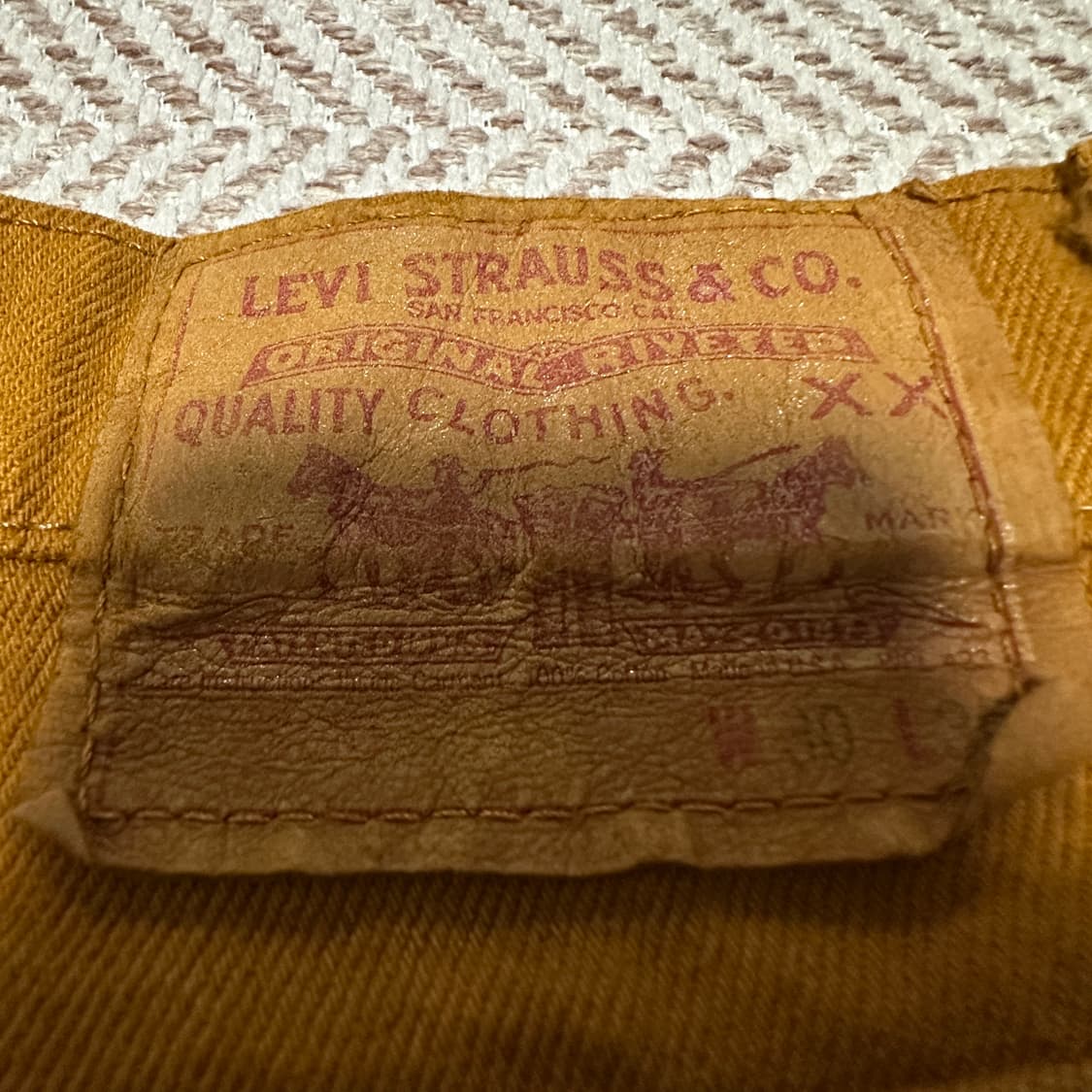 LEVI'S 560 90's usa made vintage jeans 상품이미지4