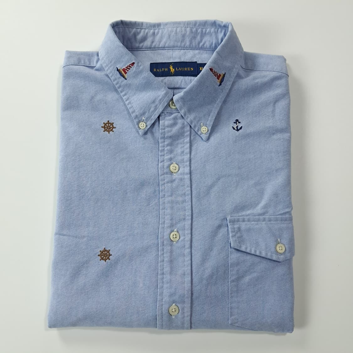 CK201 XL 폴로 클래식블루 마린 반팔 셔츠 남방 상품이미지7