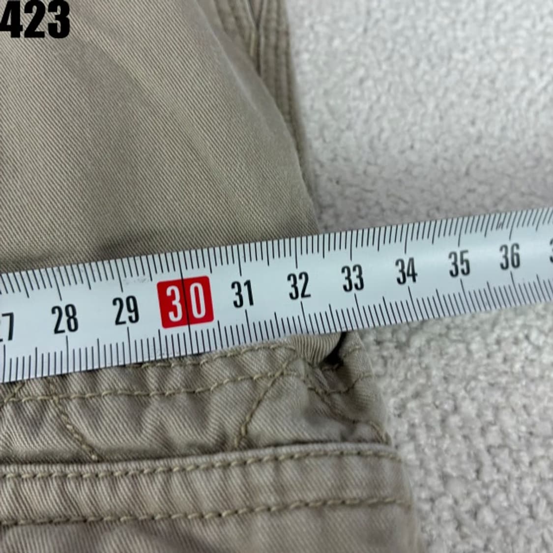 아디다스 오리지널 불꽃 카키색 카고 반바지 L 상품이미지6