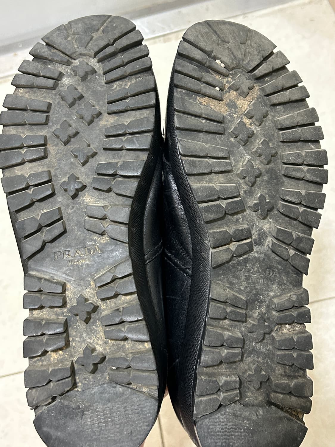 프라다 스포츠 가죽 트래킹화 상품이미지8