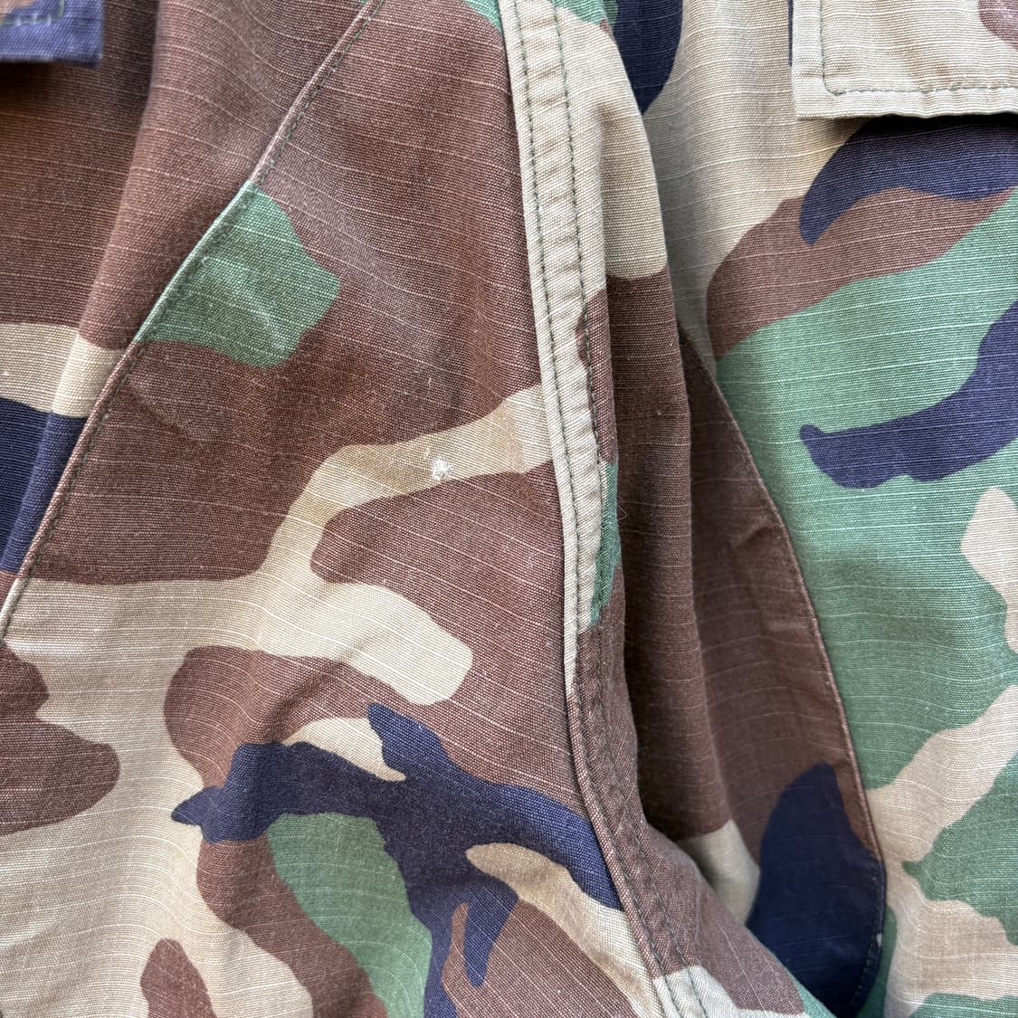 Vintage 90s 오리지널 미군 우드랜드 립스탑 BDU 팬츠 상품이미지4