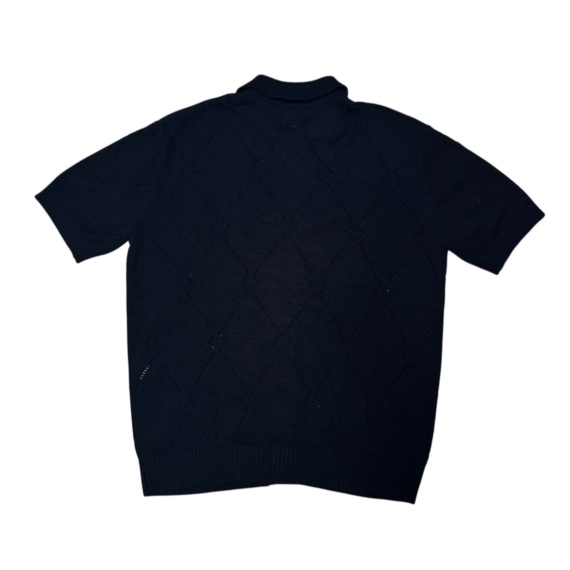 리 패턴 시스루 니트반팔 상품이미지3