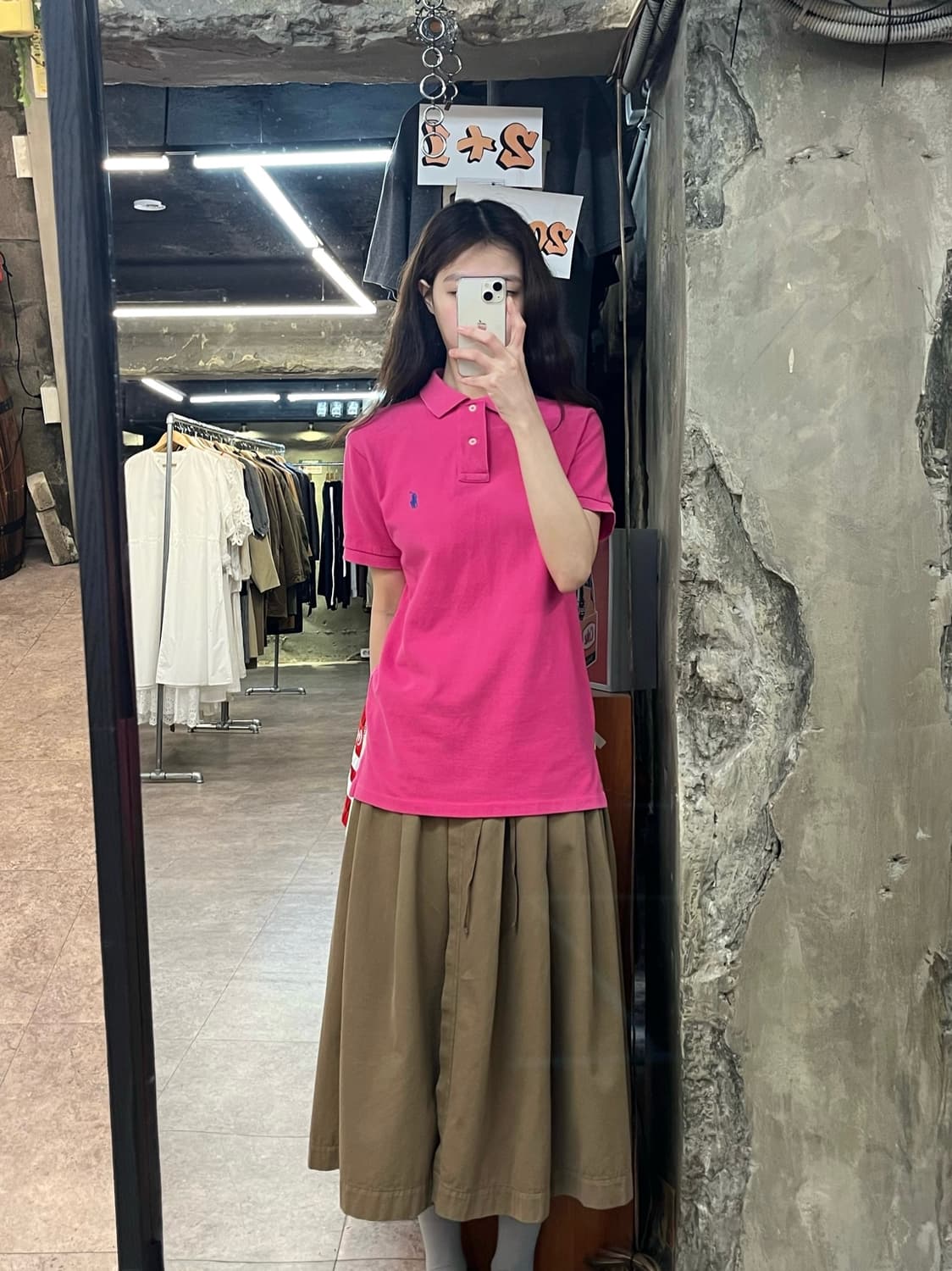 폴로 랄프로렌 반팔 카라티 핑크 S #csz4016 상품이미지2