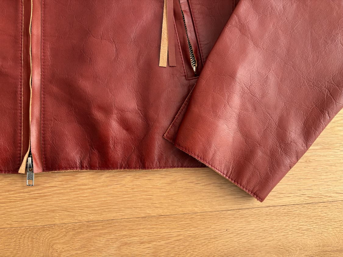 LEMARD 르마드 소가죽 자켓 레드 2사이즈 상품이미지7