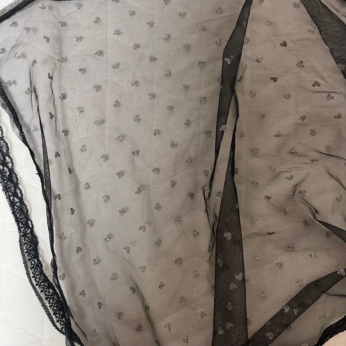 빈티지 레이스 커버 스커트 상품이미지2