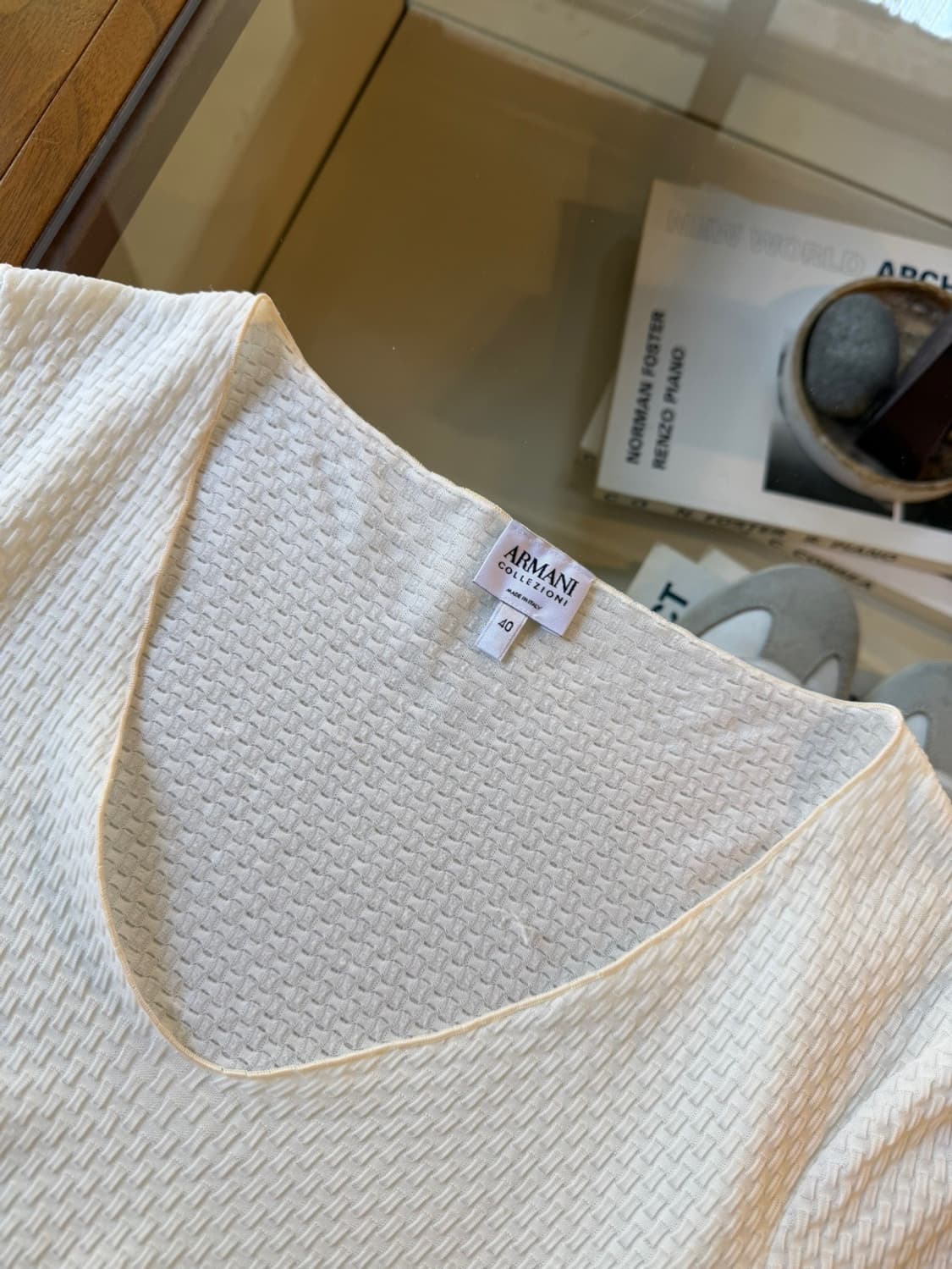 아르마니 꼴레지오니 와플 티셔츠 55 상품이미지8