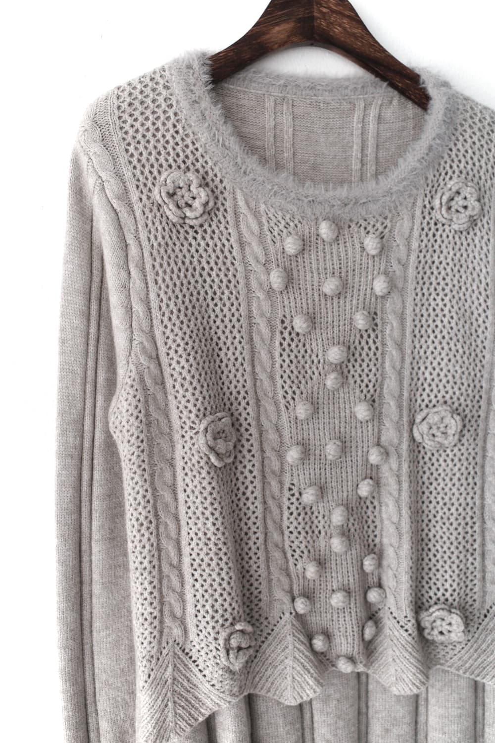 flower long knit 상품이미지3