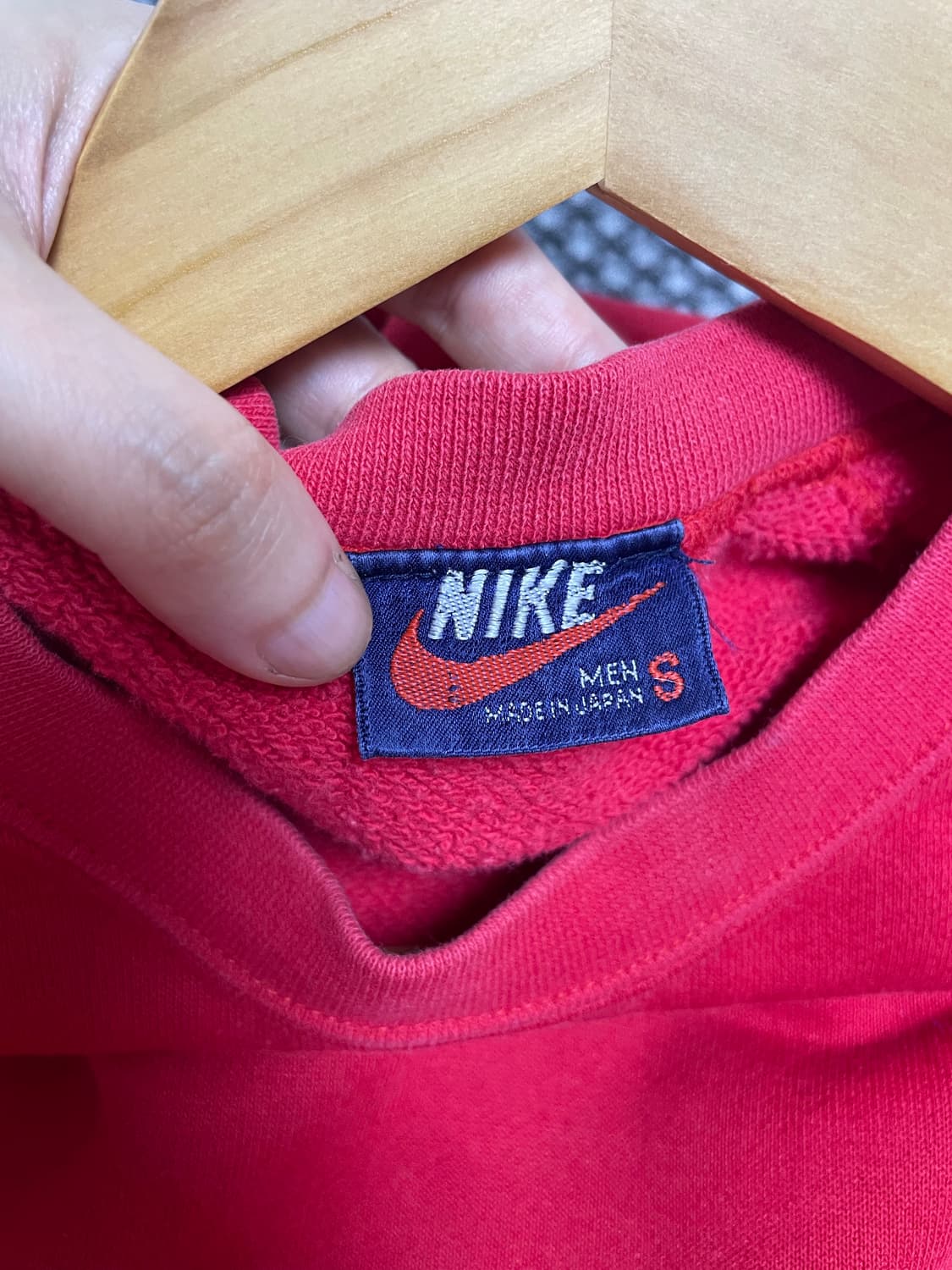 나이키 nike 레드 빈티지 맨투맨. 스웻셔츠 상품이미지6
