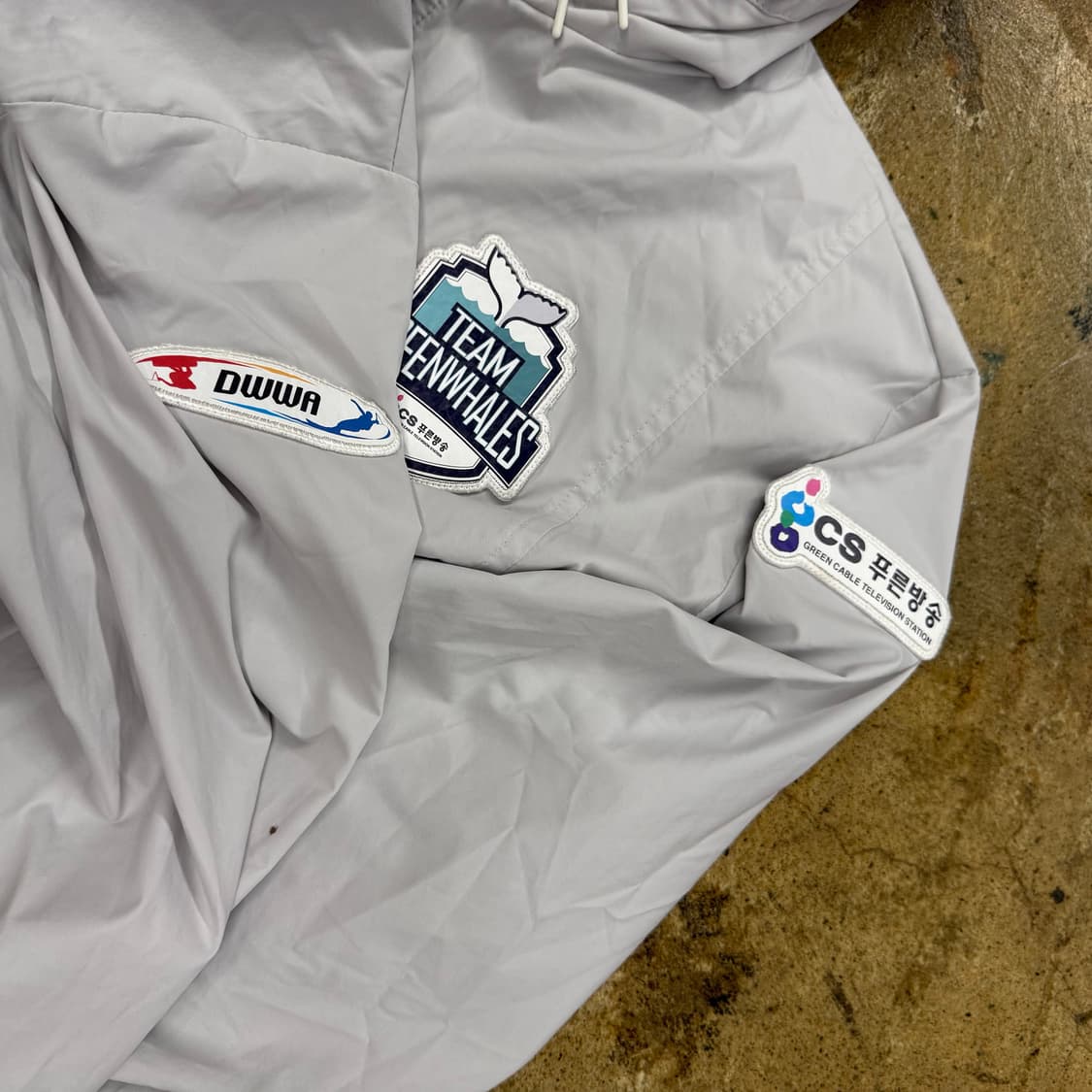 [정품/95,M] 뉴발란스 팀그린웨일즈 아노락 바람막이 b14 상품이미지4