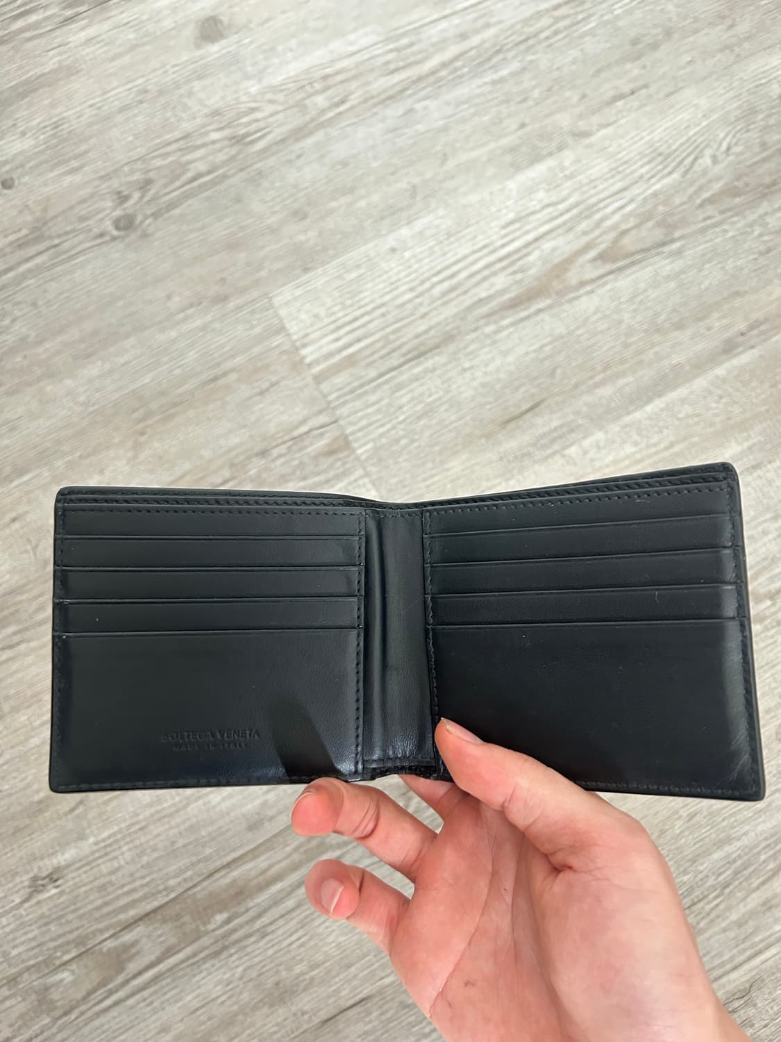 [25년/5월] 보테가베네타 반지갑 블랙 풀구성 상품이미지8