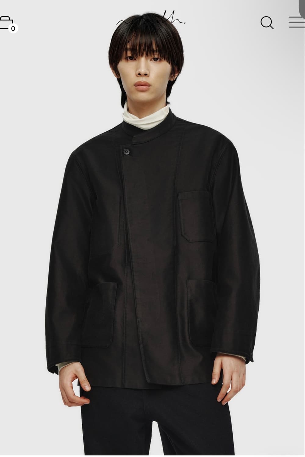 유스 몰스킨 프렌치 워크 자켓 L사이즈 팝니다. 상품이미지1