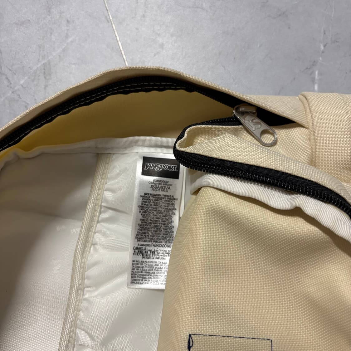 팔로워 특가 잔스포츠 스웨이드 가죽 백팩 가방 상품이미지5