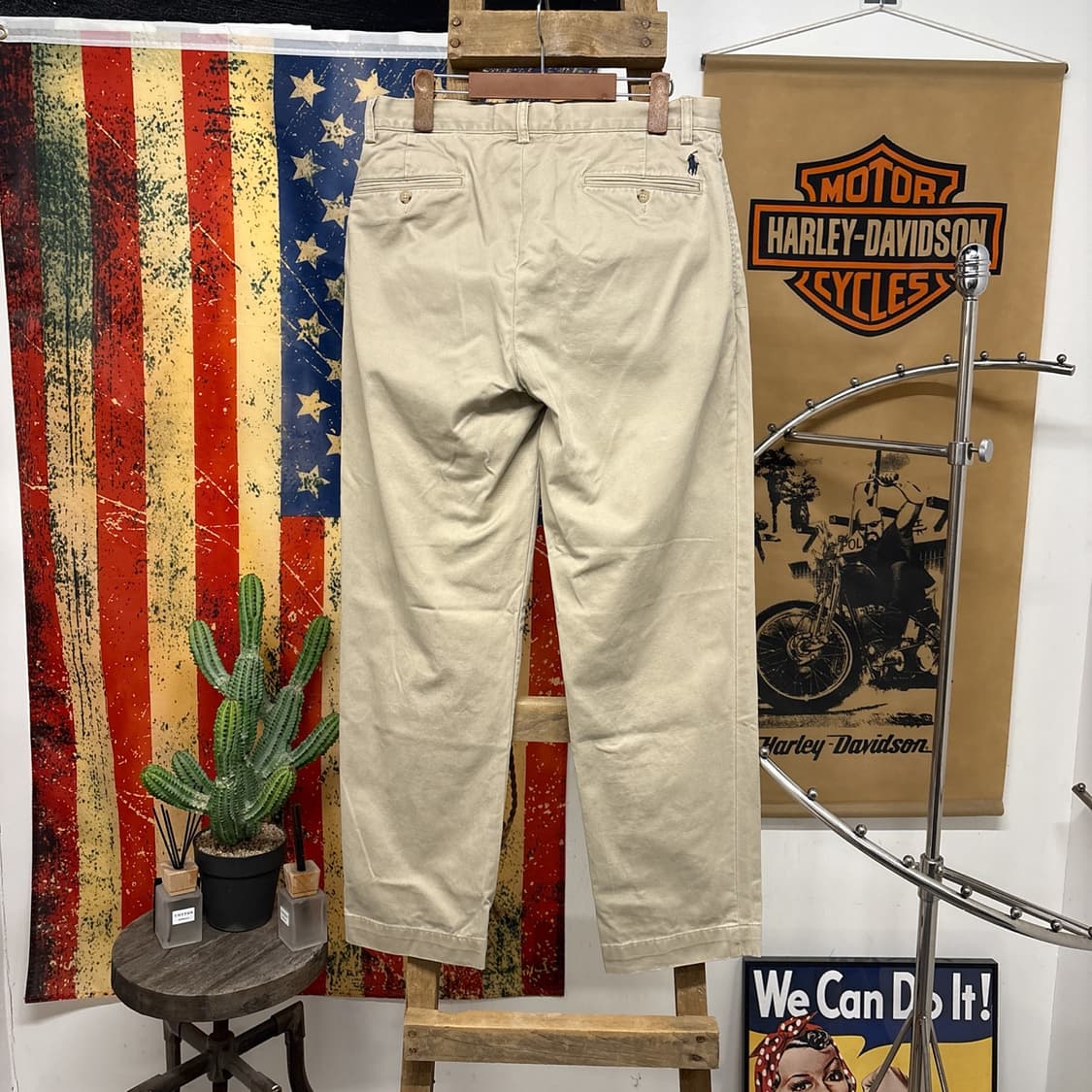 90s 폴로 랄프로렌 에단 와이드 스트레이트 치노팬츠 N944   상품이미지2