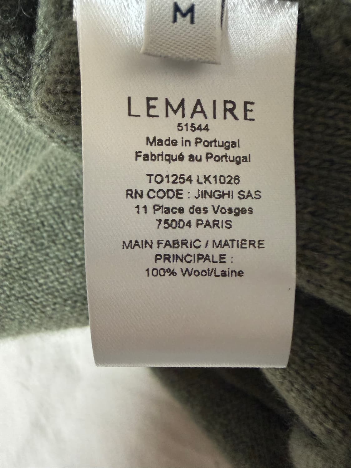 르메르 25fW 메리노울 라운드넥 니트 상품이미지5