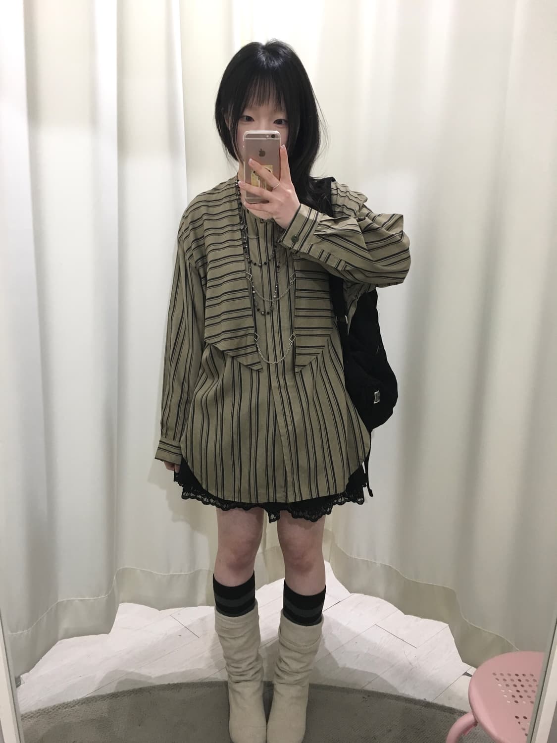 chain stripe blouse 상품이미지6