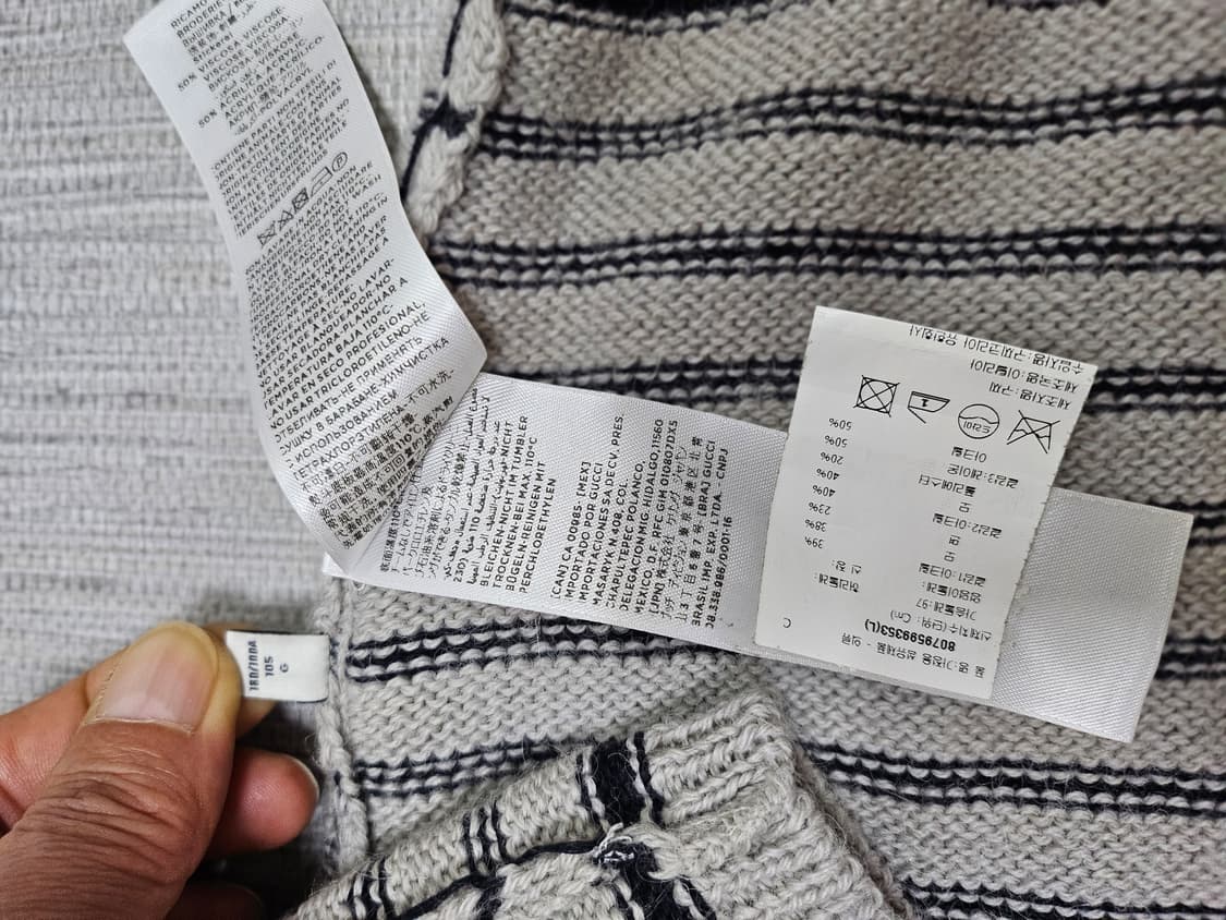 구찌 플라워 자수니트 국내100사이즈  상품이미지8