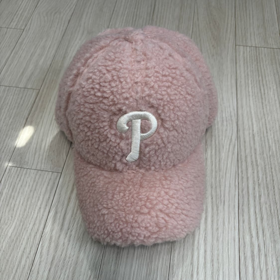 MLB 후리스 스트럭쳐 볼캡 핑크 상품이미지6