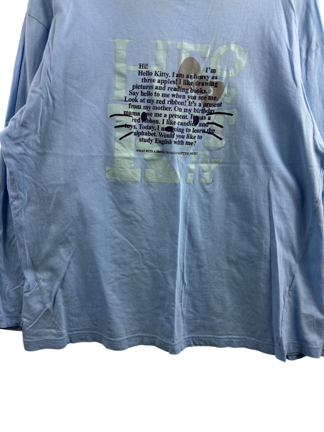 헬로키티 베이비블루 롱슬리브1408 상품이미지4